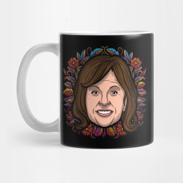 Roseanne Barr (Flowered) by Baddest Shirt Co.